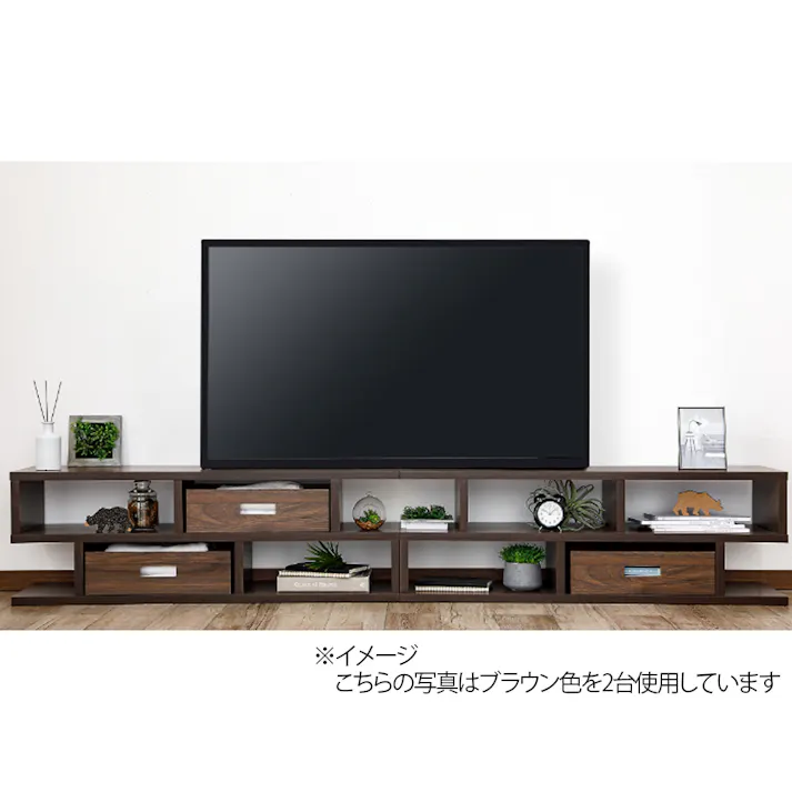 組み合わせできるテレビ台 ホワイト S60