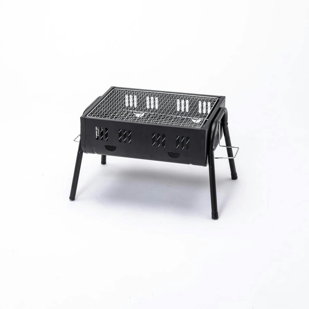 バーベキュー・調理用品 BBQ GRILL S GRILL RECTANGLE カインズ バーベキューコンロ S ブラック | キャンプ・バーべ