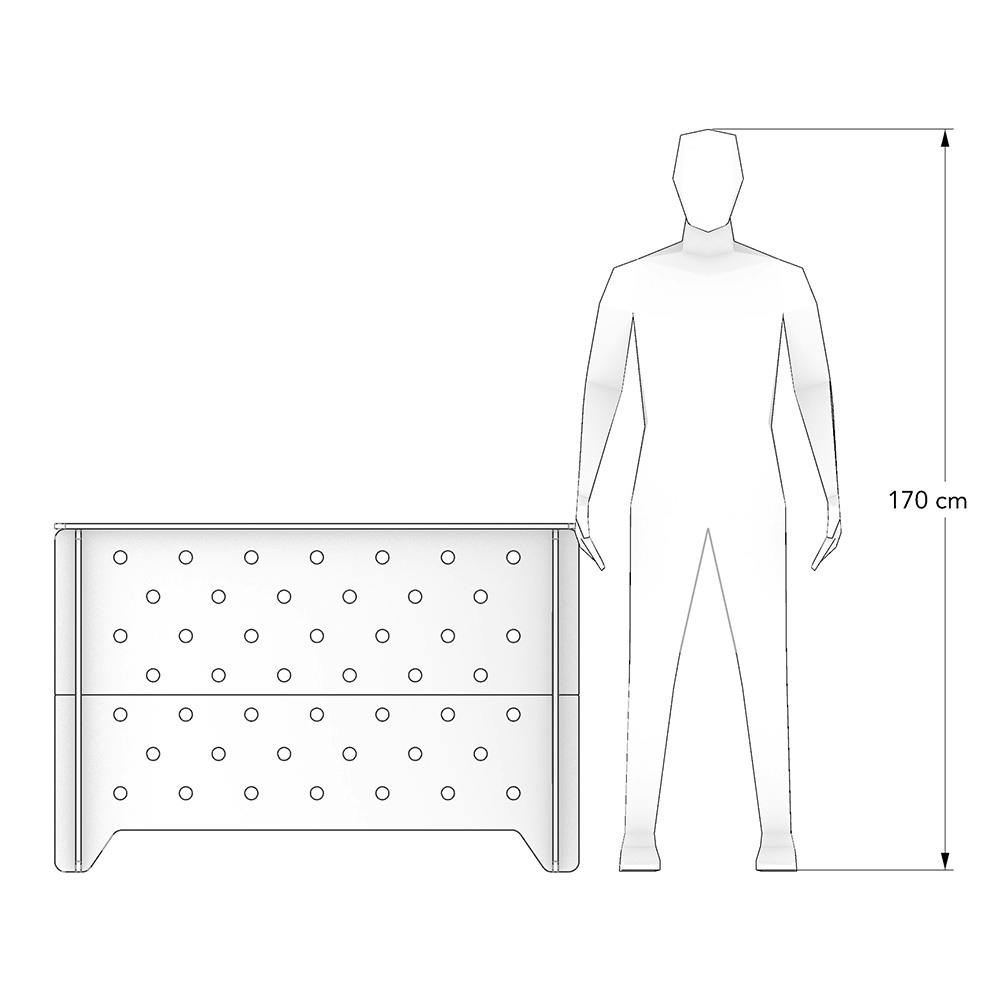 カインズホーム　CAINZ　CDM　持ち運びできるカウンターテーブル L CDM】持ち運びできるカウンターテーブル L【別送品】(販売終了