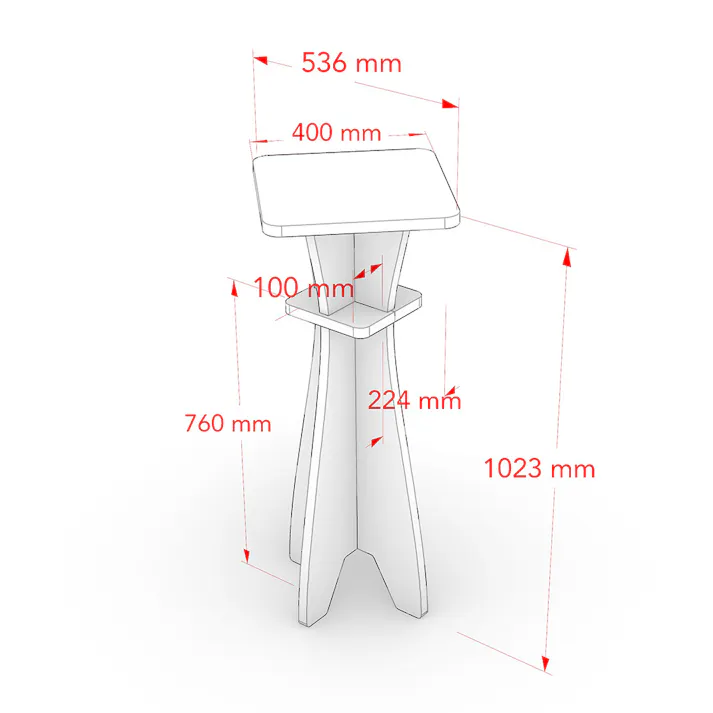 【CDM】スタンディングカフェテーブル【別送品】