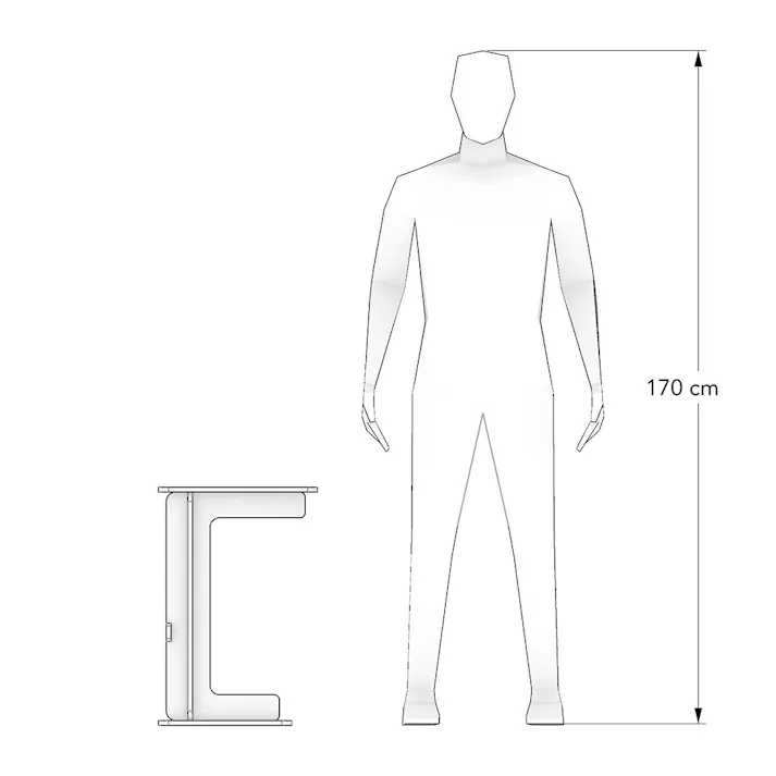 【CDM】本が収納できるサイドテーブル 1個【別送品】