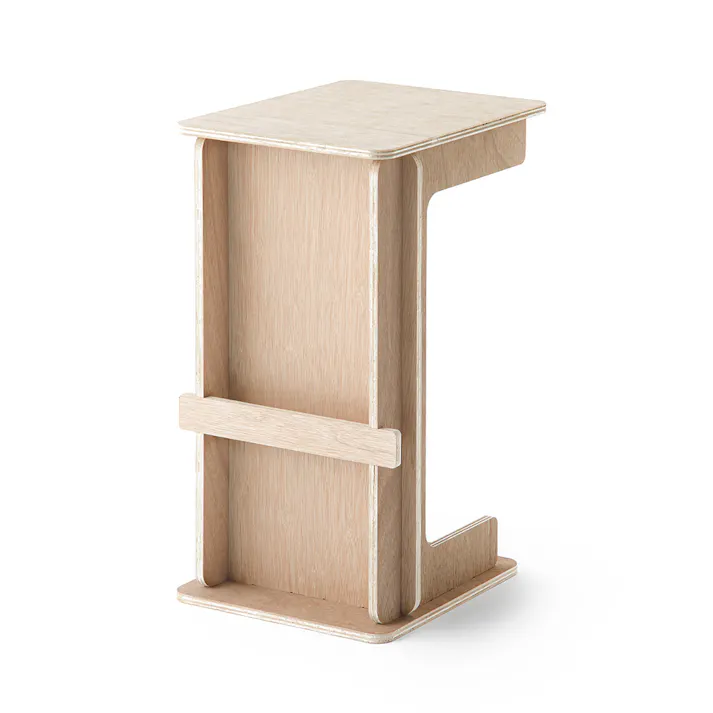 【CDM】本が収納できるサイドテーブル 1個【別送品】