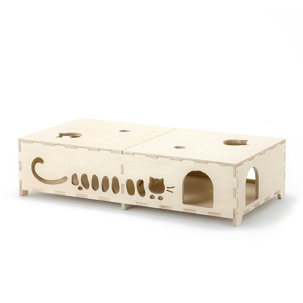 【未使用】CAGUUU 猫用トンネル型ベンチ（ホワイト） 楽天市場】【全商品3％OFF】 CAGUUU 猫用トンネル型ベンチ 猫