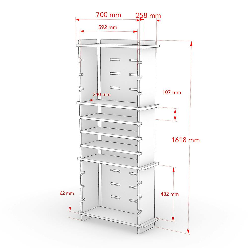CDM】ゲーミングデスクオーガナイザー【別送品】 | 本棚・書棚