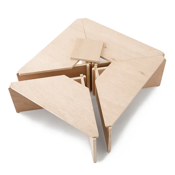 【CDM】ゲームテーブルになるコーナーシェルフ【別送品】