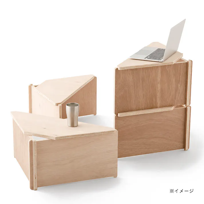 【CDM】ゲームテーブルになるコーナーシェルフ【別送品】