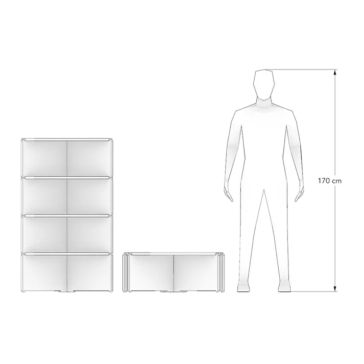 【CDM】ゲームテーブルになるコーナーシェルフ【別送品】