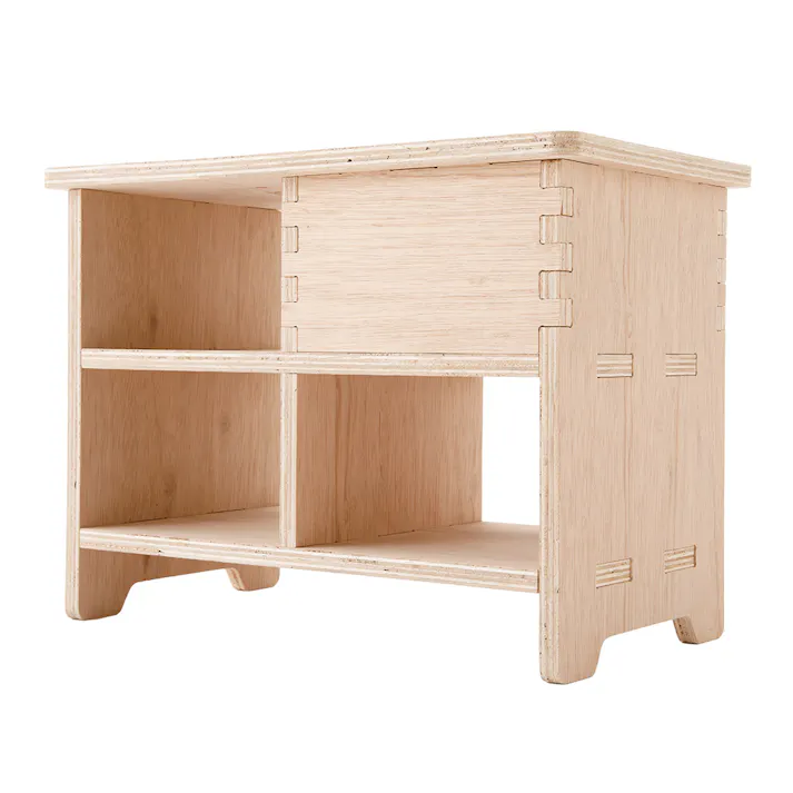 【CDM】プランターが置けるベンチ S【別送品】