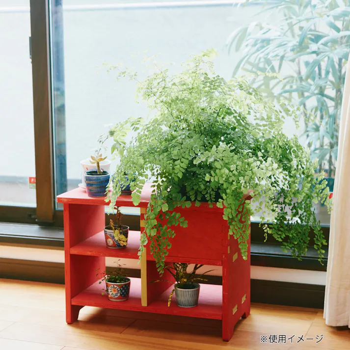 【CDM】プランターが置けるベンチ S【別送品】