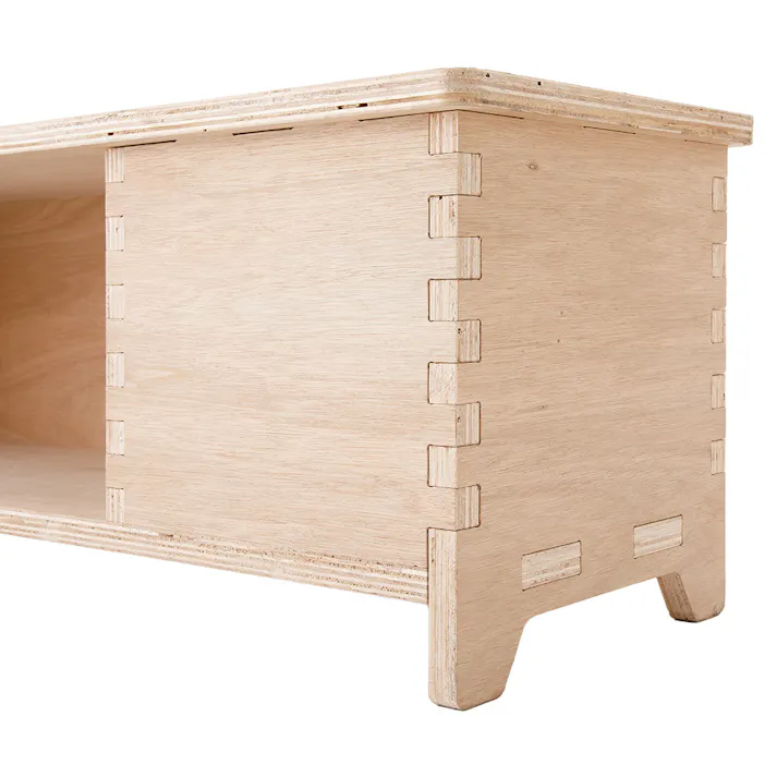 【CDM】プランターが置けるベンチ L【別送品】