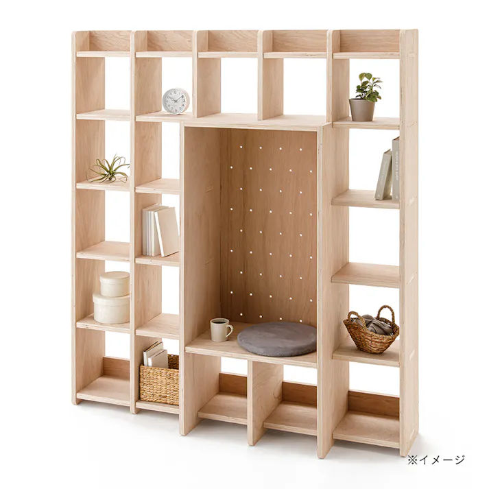 【CDM】ミニヌック付き本棚M【別送品】