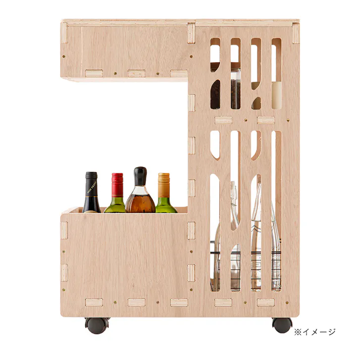 【CDM】木製バーカート【別送品】