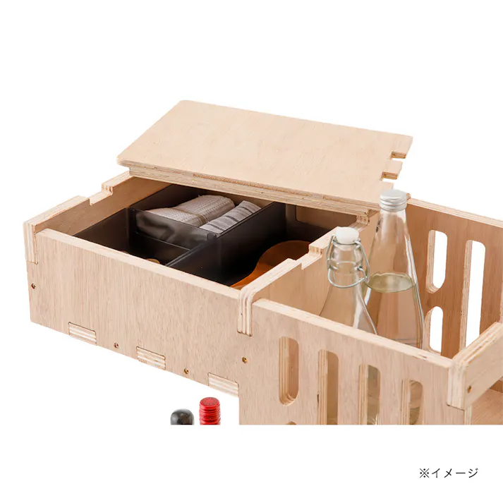 【CDM】木製バーカート【別送品】