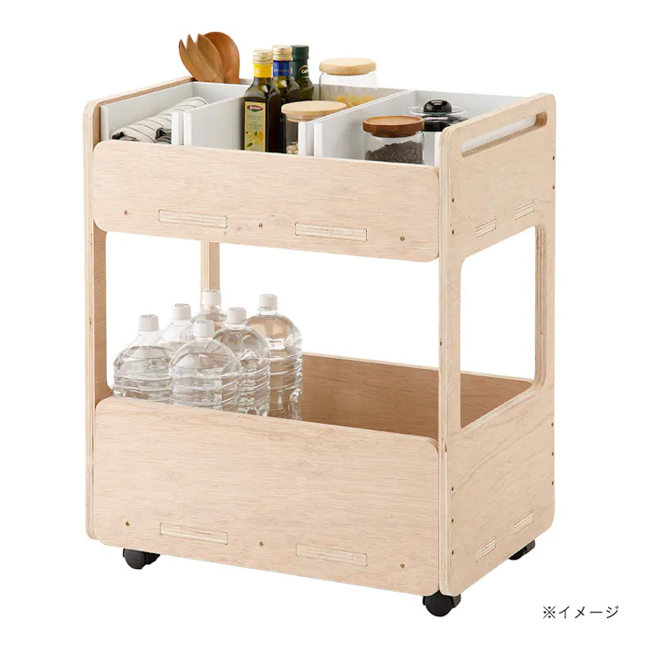 【CDM】木製キッチンカート【別送品】