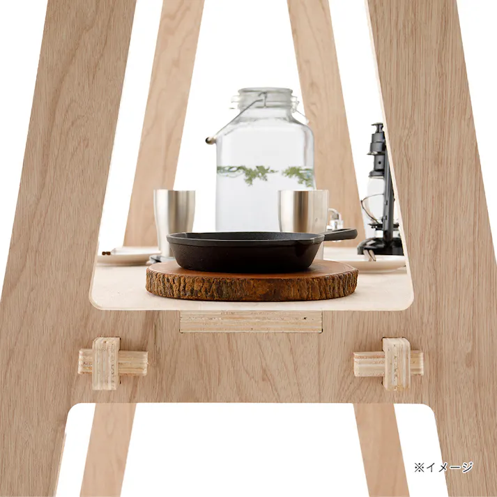 【CDM】屋台テーブルM(スツール1脚付き)【別送品】