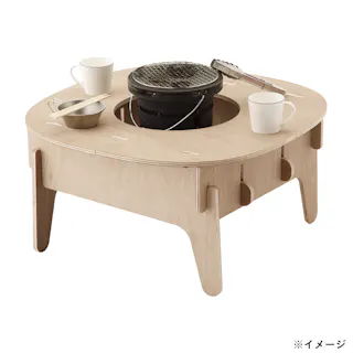 【CDM】囲炉裏テーブル(ラワン)【別送品】