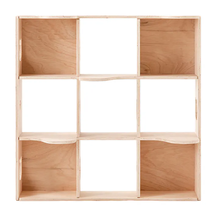 【CDM】ねこのアパートシェルフ M(ラワン)【別送品】