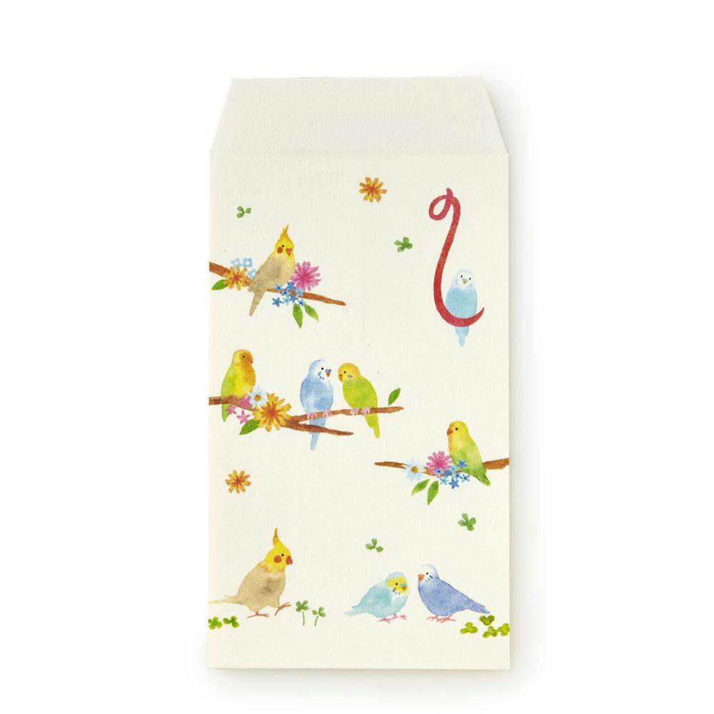 五型ポチ袋 インコ(5枚入)(販売終了) | 文房具・事務用品 通販