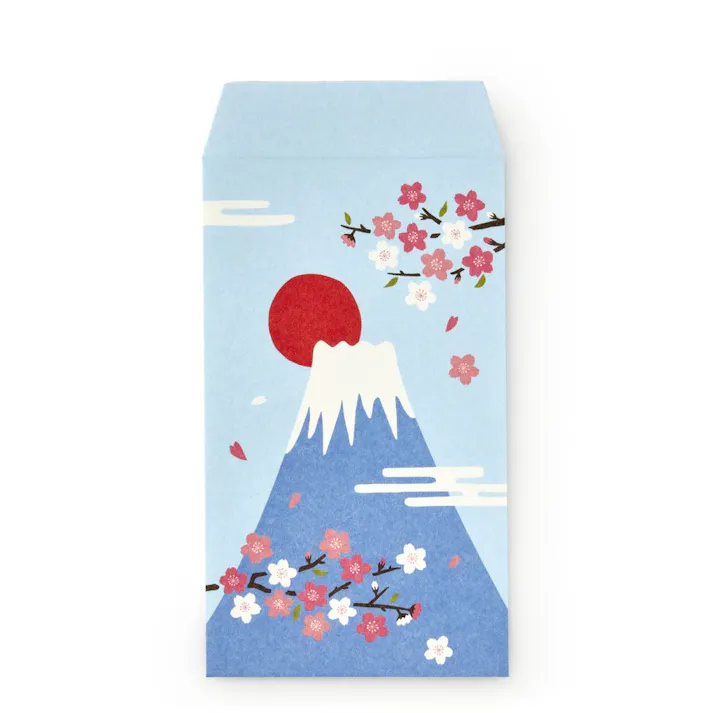 五型ポチ袋 桜富士(5枚入)
