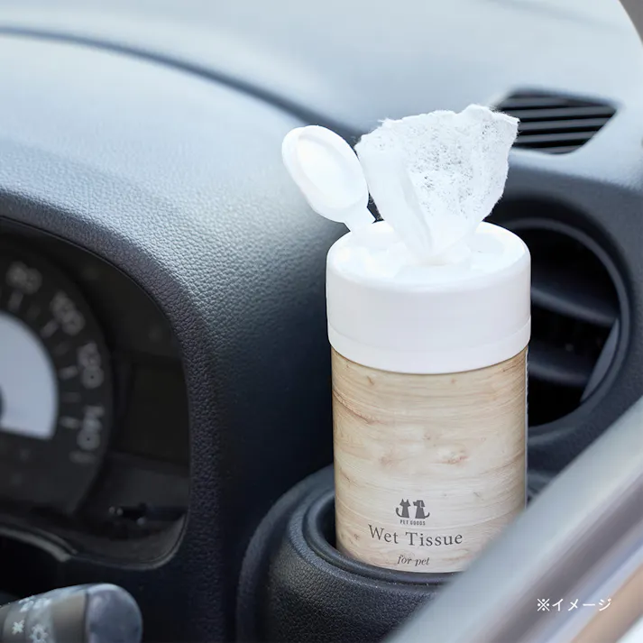 ペット用 ウェットティッシュ スリムボトル本体 60枚