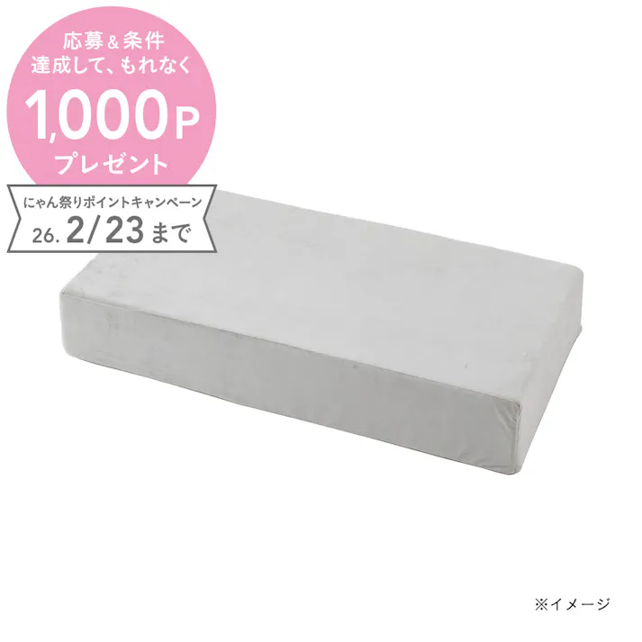 ブロックソファカバー&Pet グレー 幅60cm 奥行120cm 高さ18cm 制菌防臭加工 爪の引っかきに強い ソファーカバー (カバーのみ)