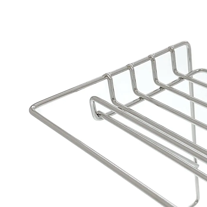 浮かせて収納 ステンレスタオルバーシェルフ