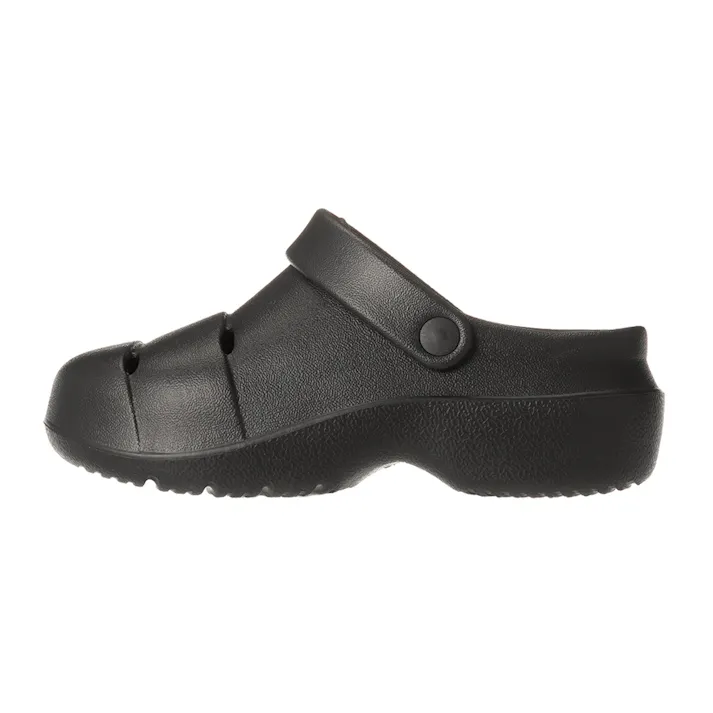 屈曲しやすいスリット入りサンダル ブラック 28cm