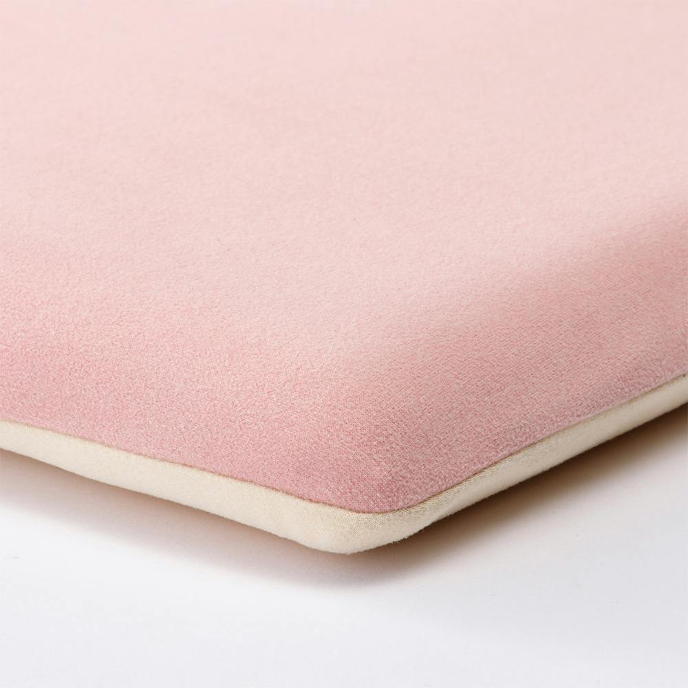 低反発もちもちシートクッション ベージュ/ピンク 40×40cm 低反発もちもちシートクッション ベージュ/ピンク 40×40cm