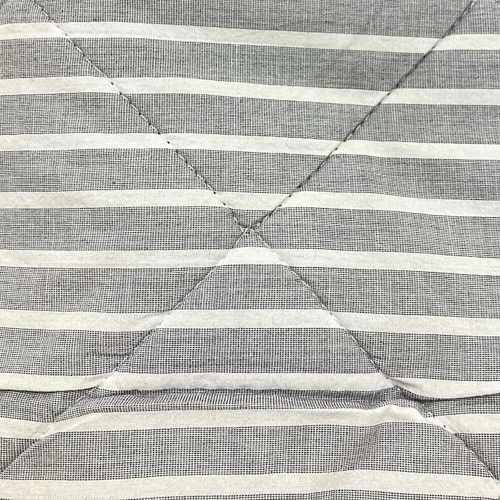 綿100%の敷パッド Pitapa グレー シングル 100×200cm