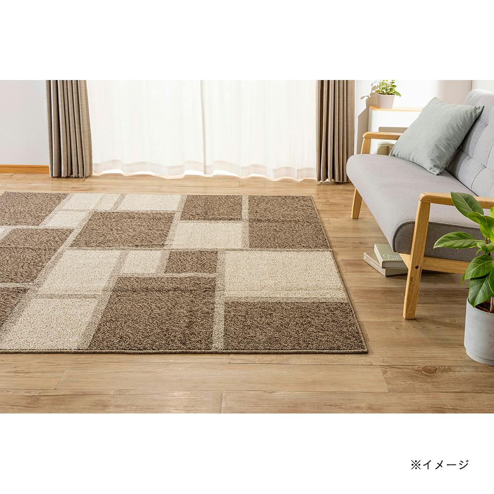 新品☆185×240cmグレー系♪極厚ラグ♪防ダニ・抗菌防臭〇B357 山善 ラグ 2畳 185×185cm 極厚 フランネルラグ 抗菌 防臭 防ダニ