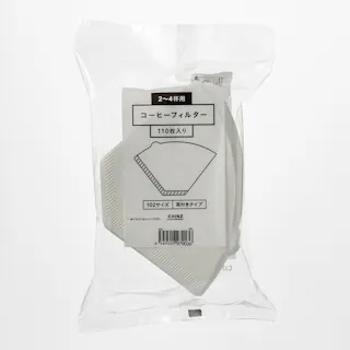 コーヒーフィルター102 110枚入り ホワイト