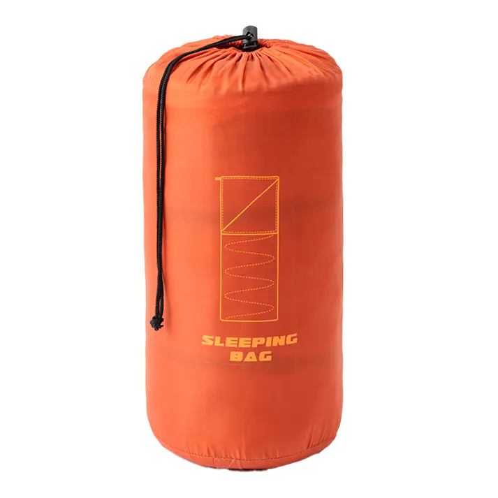 カインズ 連結できるシュラフ オレンジ/グレー