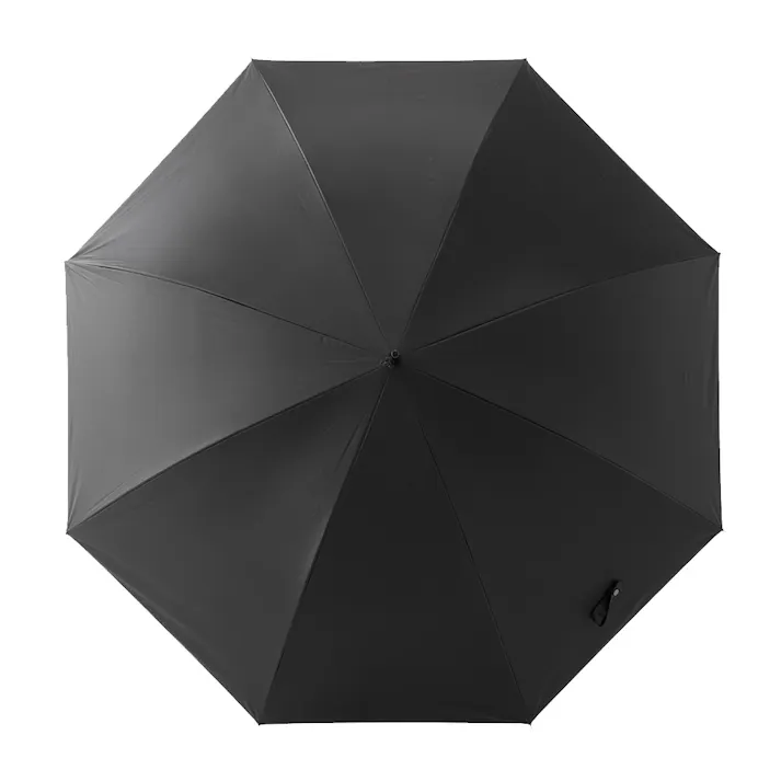 日差しも紫外線も雨も遮れる長傘 75cm ブラック