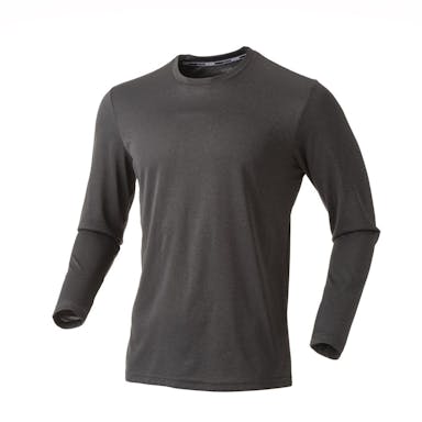カインズ 接触冷感Tシャツ 長袖 3L 杢ブラック