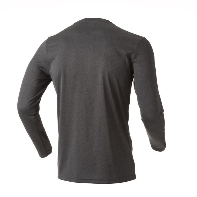 カインズ 接触冷感Tシャツ 長袖 3L 杢ブラック