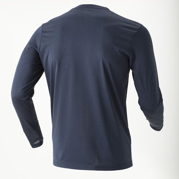 カインズ 接触冷感Tシャツ 長袖 3L 杢ブルー