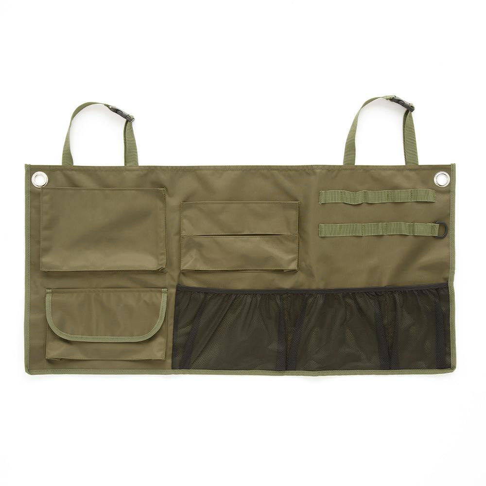 カインズ 撥水シートバックポケット ワイド カーキ