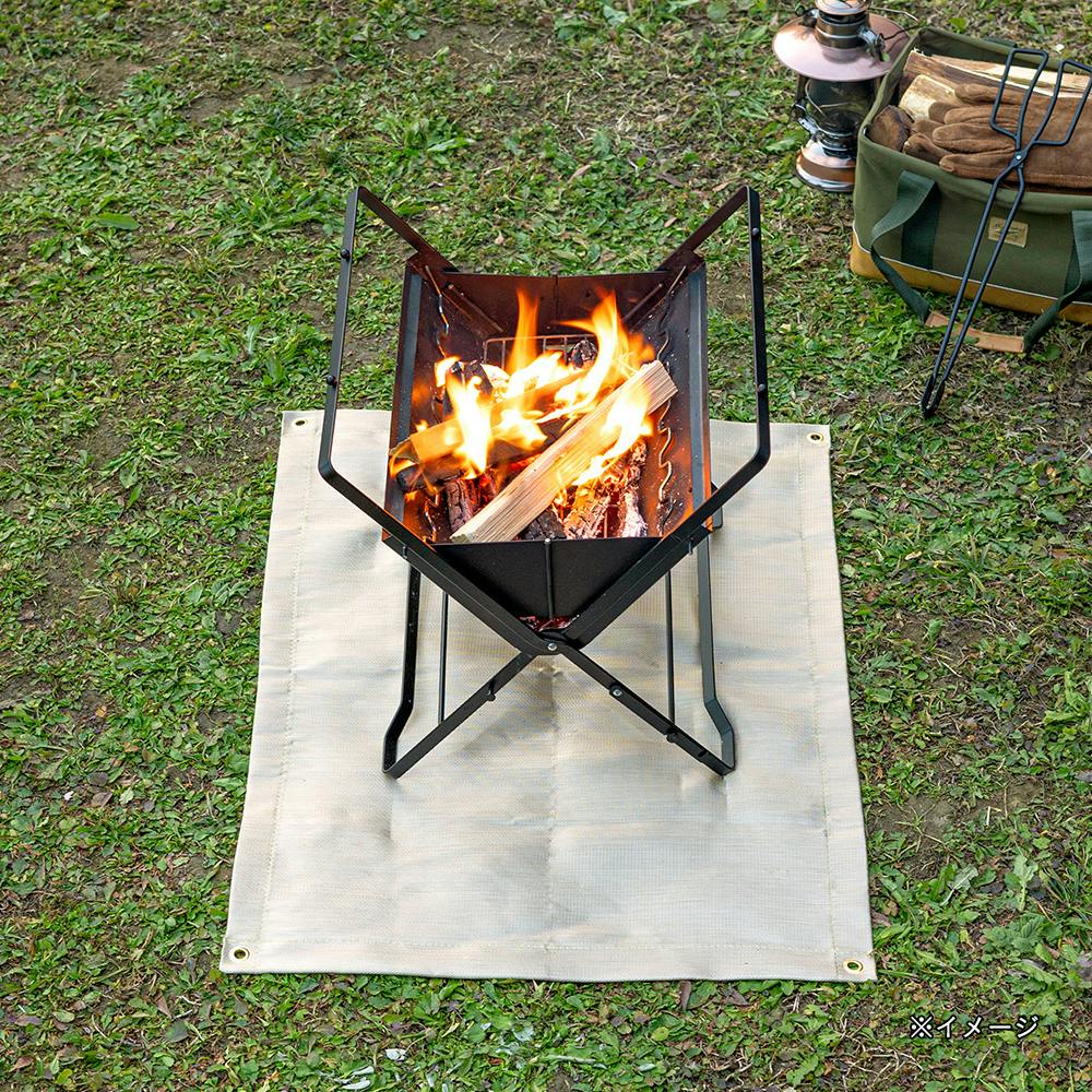 カインズ 焚き火シート 60×80cm | キャンプ・バーべーキュー用品