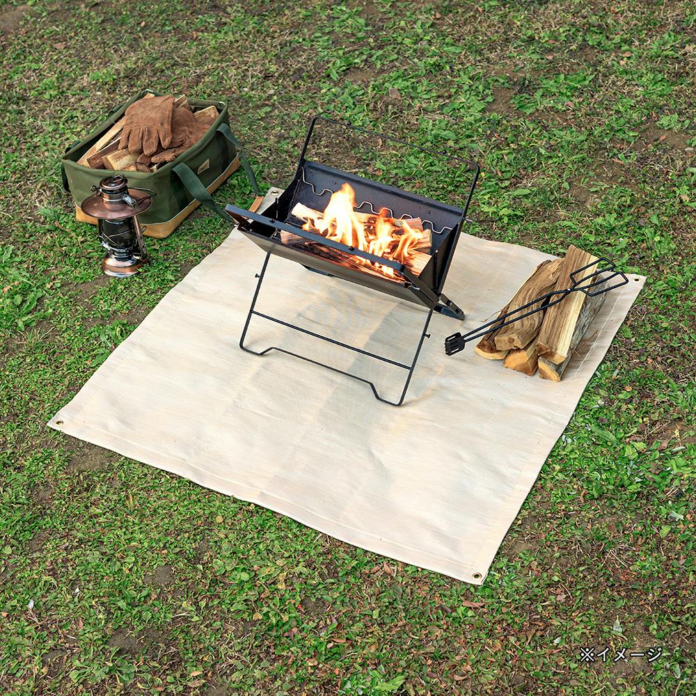 カインズ 焚き火シート 100×100cm