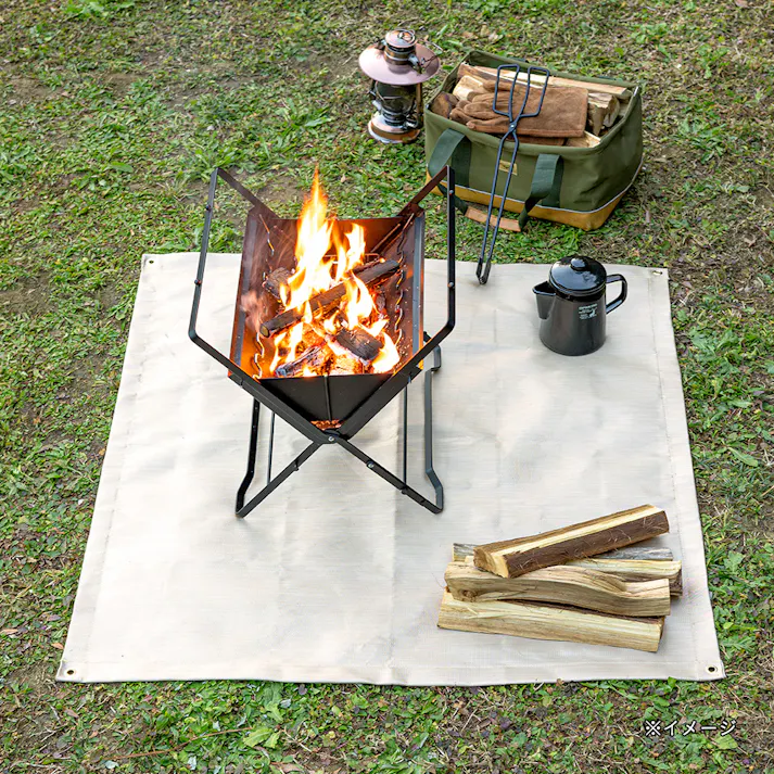 カインズ 焚き火シート 100×100cm