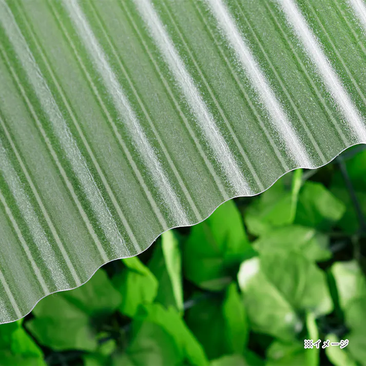 NONJIS軽量ポリカ波板 6尺 クリアフロスト【SU】