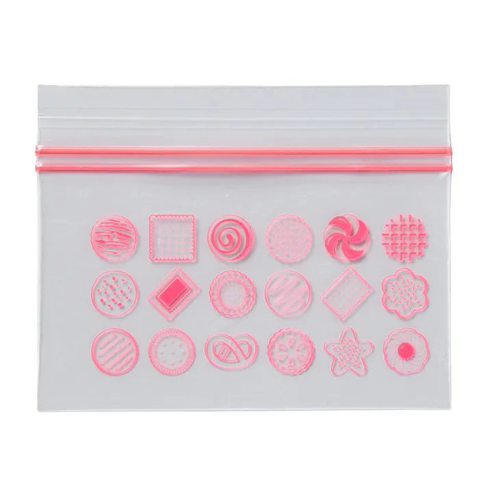 抗菌ダブルジッパーバッグ SSS 50枚入