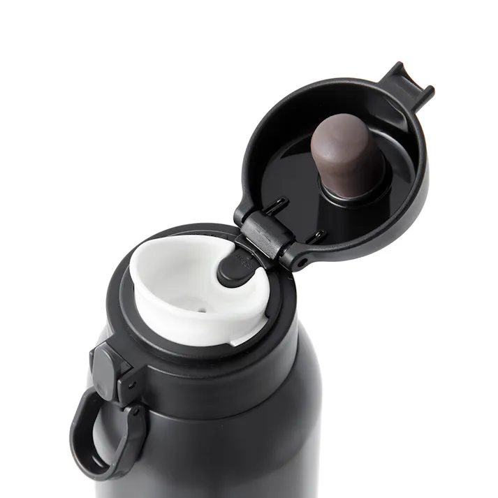 洗いやすい軽量ボトル750ml ブラウン