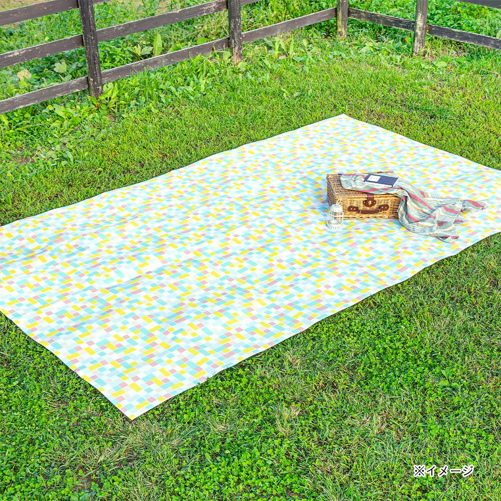 カインズ プール下マット ブロックチェック 180×310cm