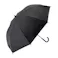 折れにくいワンタッチ式カラービニール傘 70cm ブラック