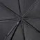 折れにくいワンタッチ式カラービニール傘 70cm ブラック