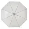 折れにくいワンタッチ式カラービニール傘 70cm クリアグレー