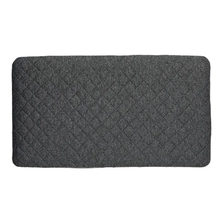 ロングフロアクッション フライス グレー