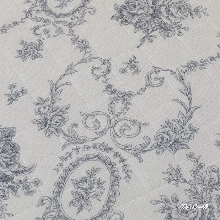 ロングフロアクッション フライス グレー