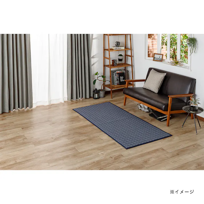 &Pet UDCラグ Pitapa ネイビー 80×180cm